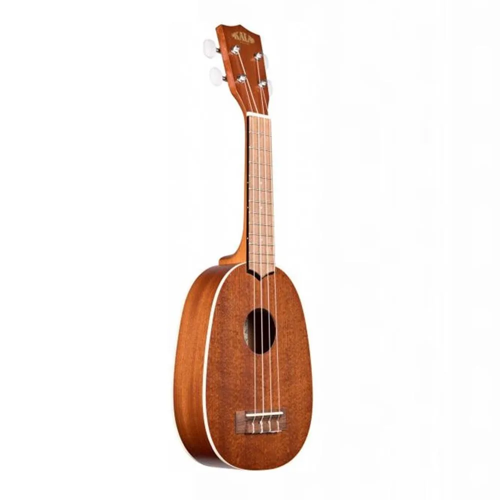 Kala KA-P Satin Mahogany Soprano Pineapple Shape Ukulele Natural - Image 2
