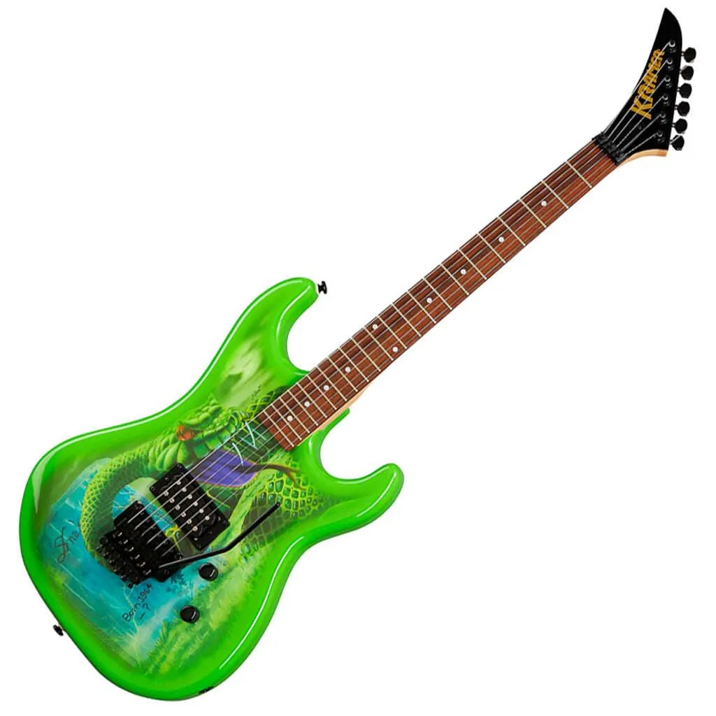 Kramer Snake Sabo Baretta Outfit - Green Electric Guitar - Image 2