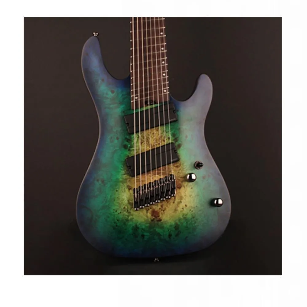 Cort KX508MS II MBB 8 String Electric Guitar Marian Blue Burst Multi Scale - Image 2
