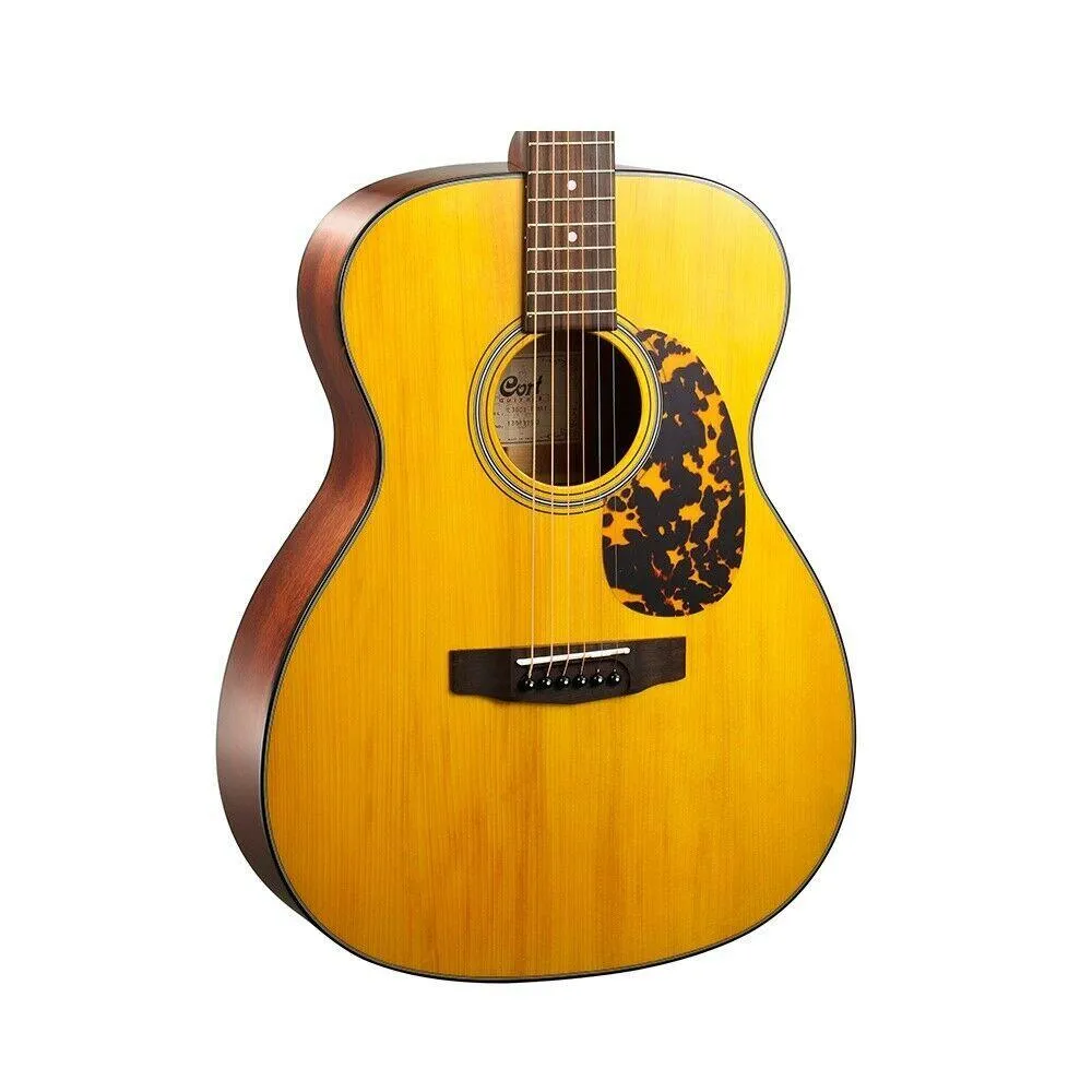 Cort L300VF NAT OM Acoustic / Electric Guitar Fishman Pickup Luce Series - Image 2