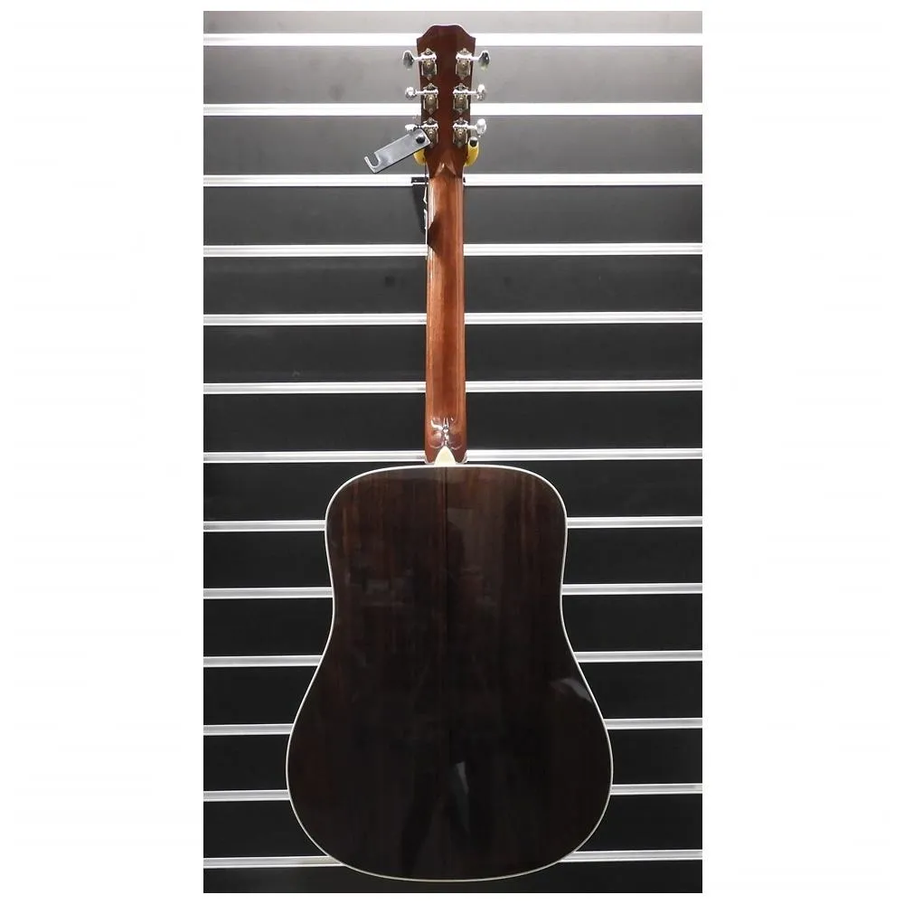 LA Guitars Solid wood Dreadnought Acoustic Guitar Spruce / Rosewood - Image 2