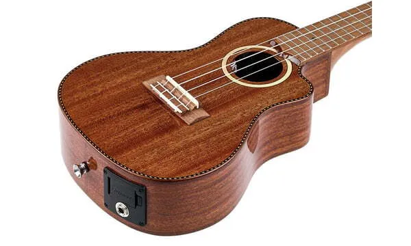 Lanikai MAS-CEC All Solid Mahogany Ukulele with Cutaway & Electronics - Concert - Image 2