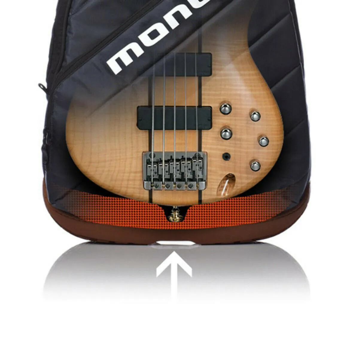 MONO Cases M80 Vertigo Electric Bass Guitar Case Steel Grey - Image 2