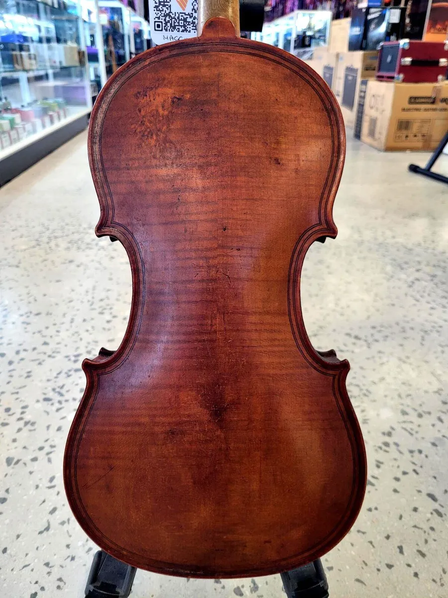 Fine old Maggini Model 4/4 Violin Unlabeled late 1800's - Setup ready to play - Image 2