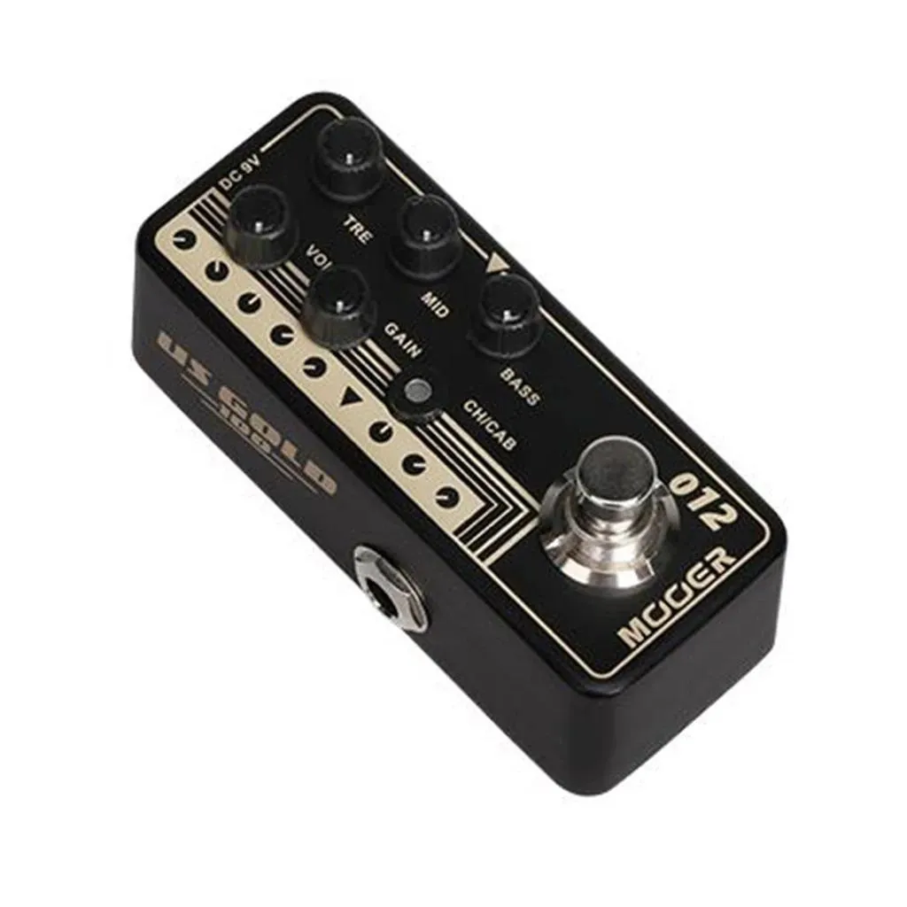 Mooer 'US Gold 100 012' Digital Micro Preamp Guitar Effects Pedal - Image 2