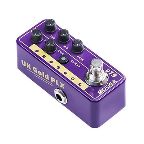 Mooer 'UK Gold PLX 019' Digital Micro Preamp Guitar Effects Pedal - Image 2