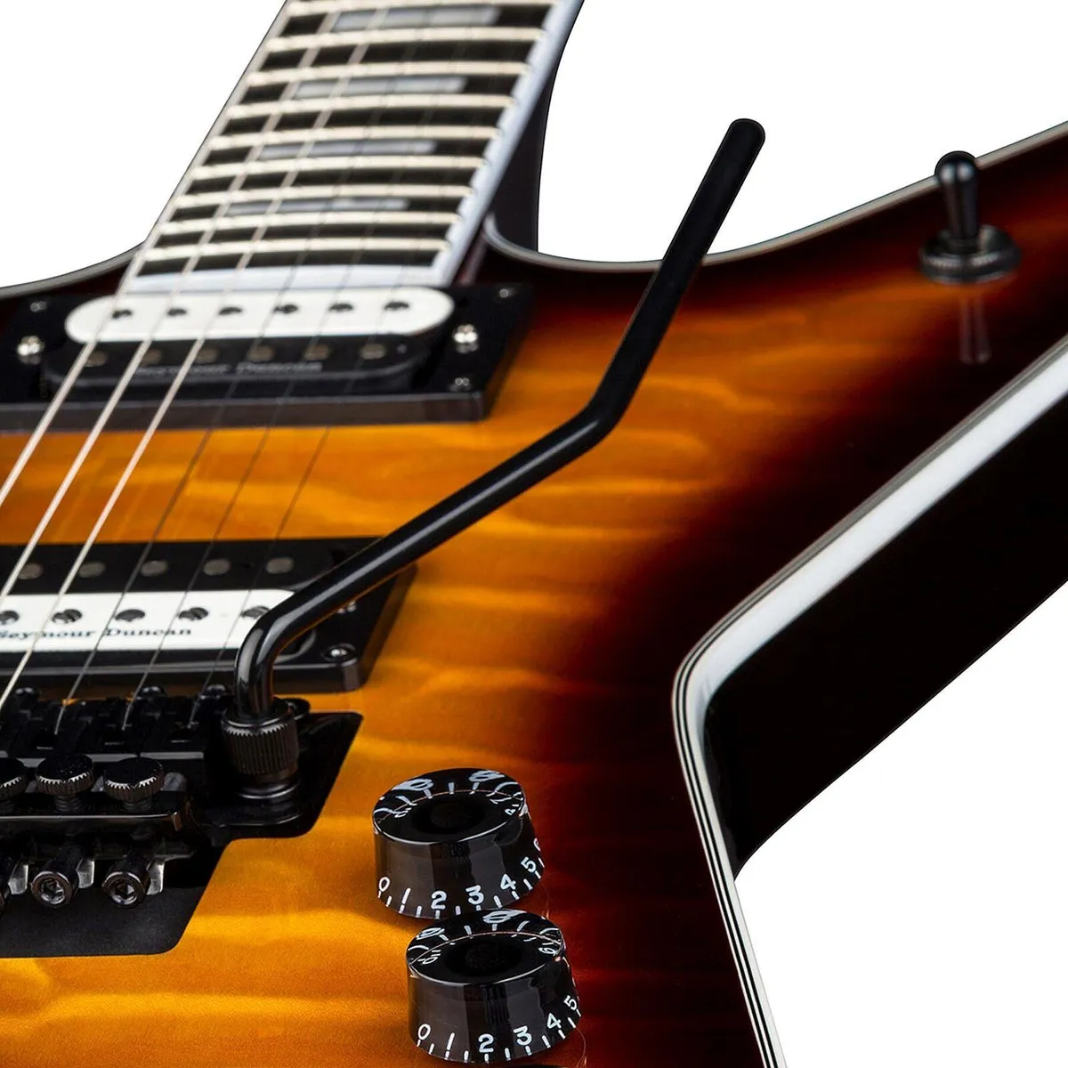 Dean ML SEL F QM TBZ ML Select Floyd Quilt Top Electric Guitar - Trans Brazilia - Image 2