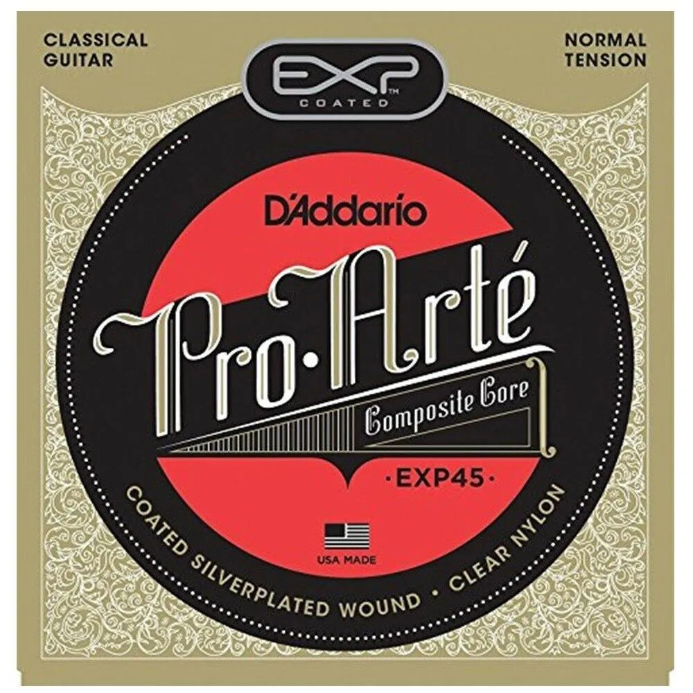 D'Addario EXP Strings Coated For Classical Guitar Strings EXP44 EXP45 EXP46 - Image 2