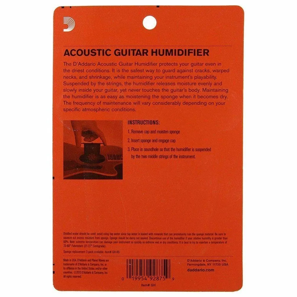 Planet Waves Dƒ??Addario Acoustic Guitar Humidifier - PW-GH - Image 2