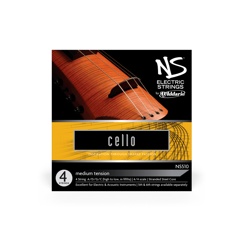 D'Addario NS Electric Cello String Set, 4/4 Scale, Medium Tension - Image 2