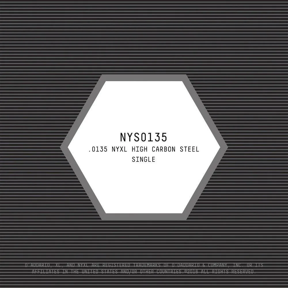 D'Addario NYS0135 Single Plain Steel Guitar String, .0135 - Image 2