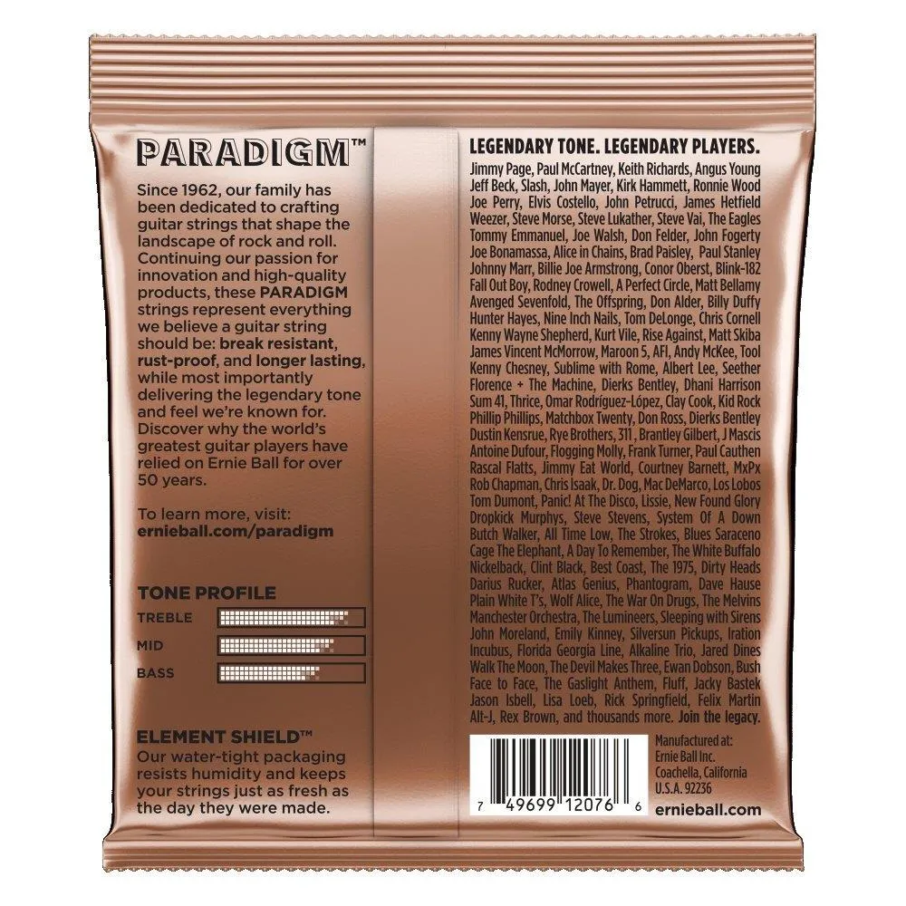 Ernie Ball Paradigm Med Light Phosphor Bronze Acoustic Guitar Strings - Image 2