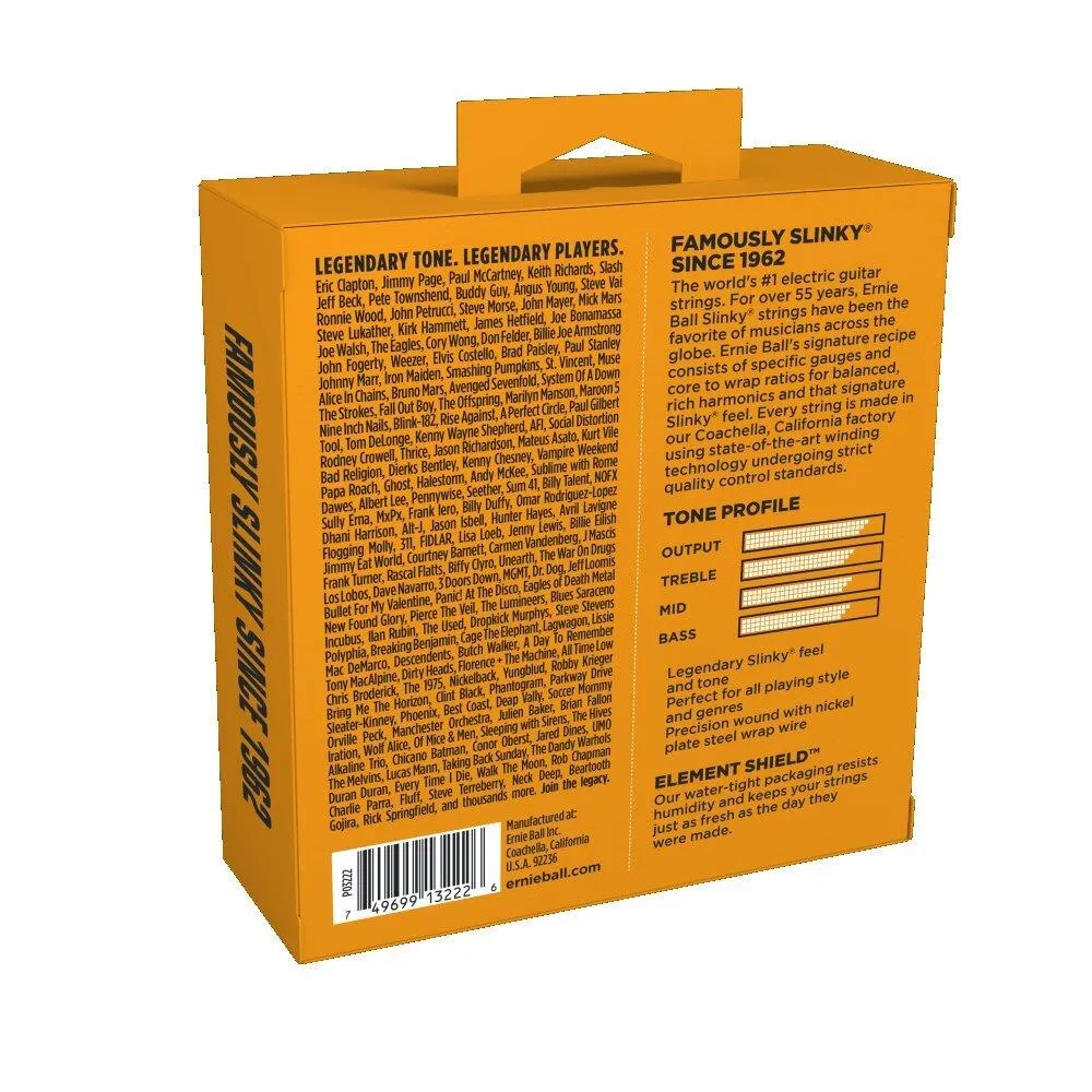 Ernie Ball Hybrid Slinky Nickel Wound Electric Guitar Strings 3 SETS 9 - 46 - Image 2