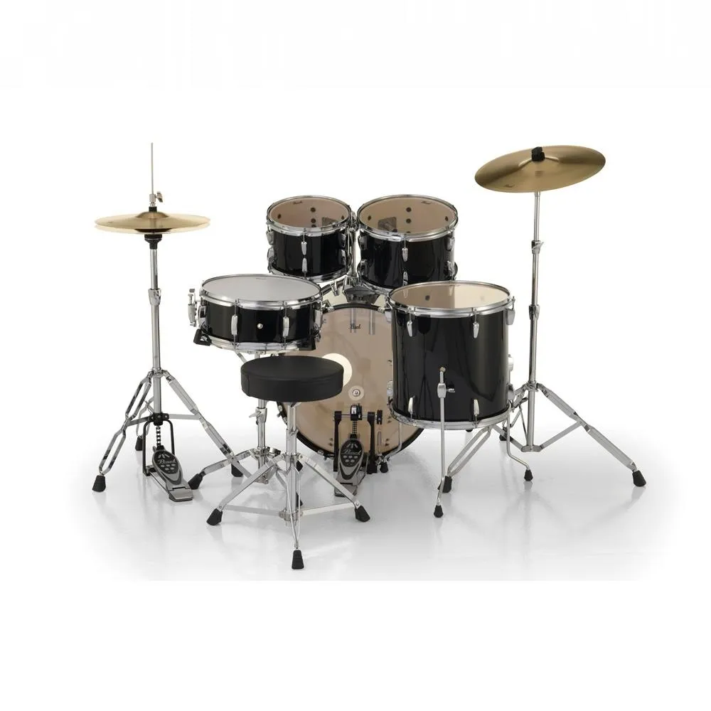 Pearl RS505C C31 Road Show Fusion Drum Kit - Jet Black - Image 2