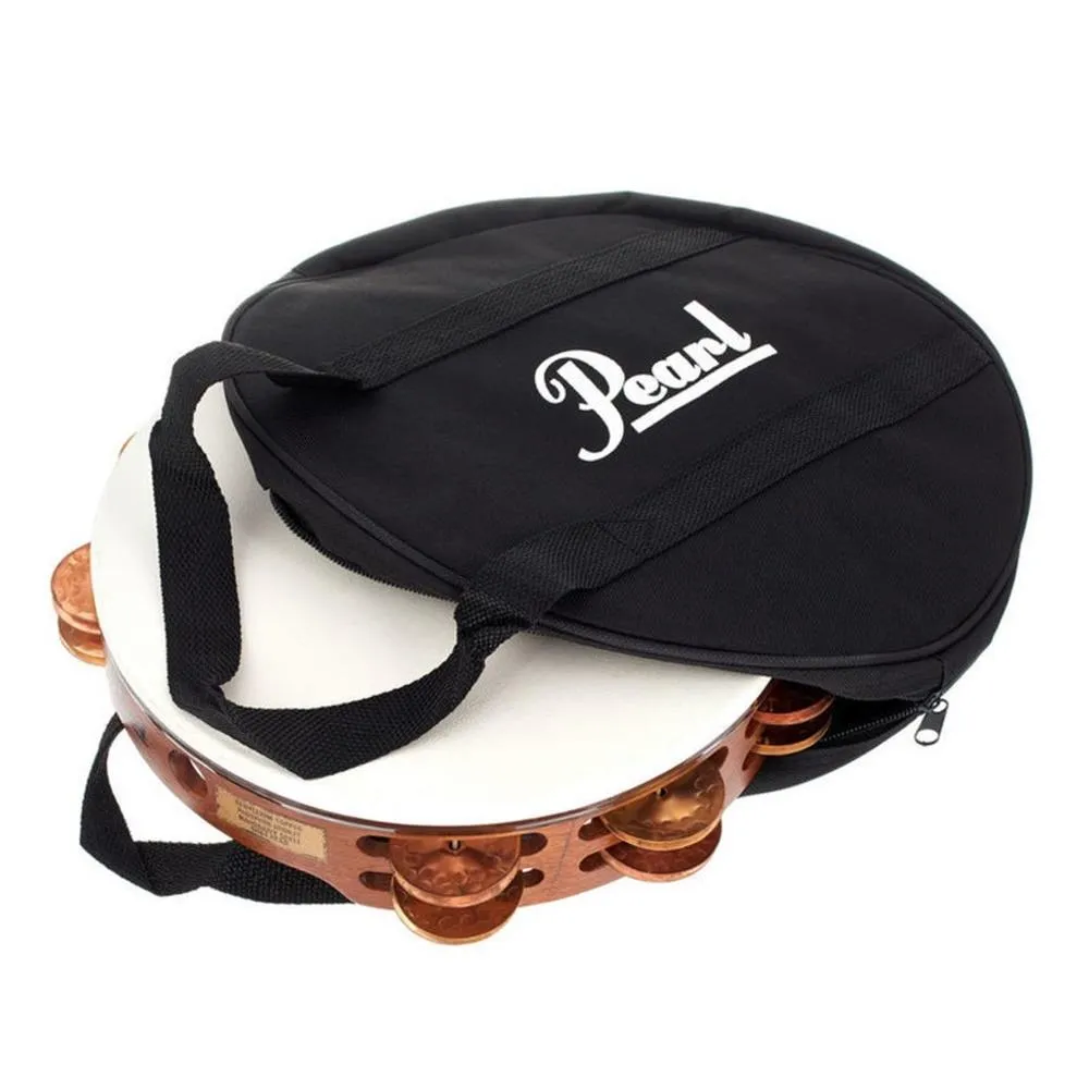 Pearl PETM-1018CB Tambourine Concert Beryllium Copper/Phosphor Bronze With Bag - Image 2