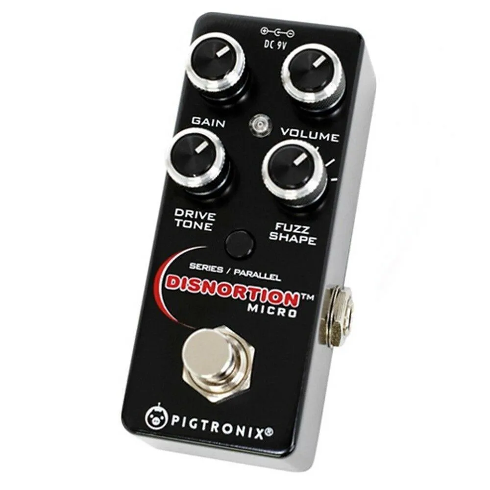 Pigtronix OFM Disnortion Micro Analog Fuzz & Overdrive Guitar Effects Pedal - Image 2