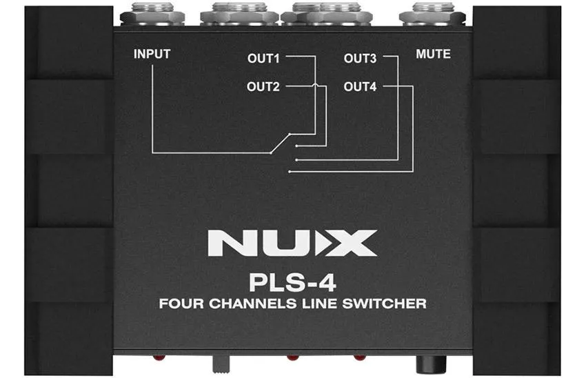 NU-X Mini 4-Channel Line Switcher 1 Input to 4 Outputs or 4 Inputs to 1 Output - Image 2