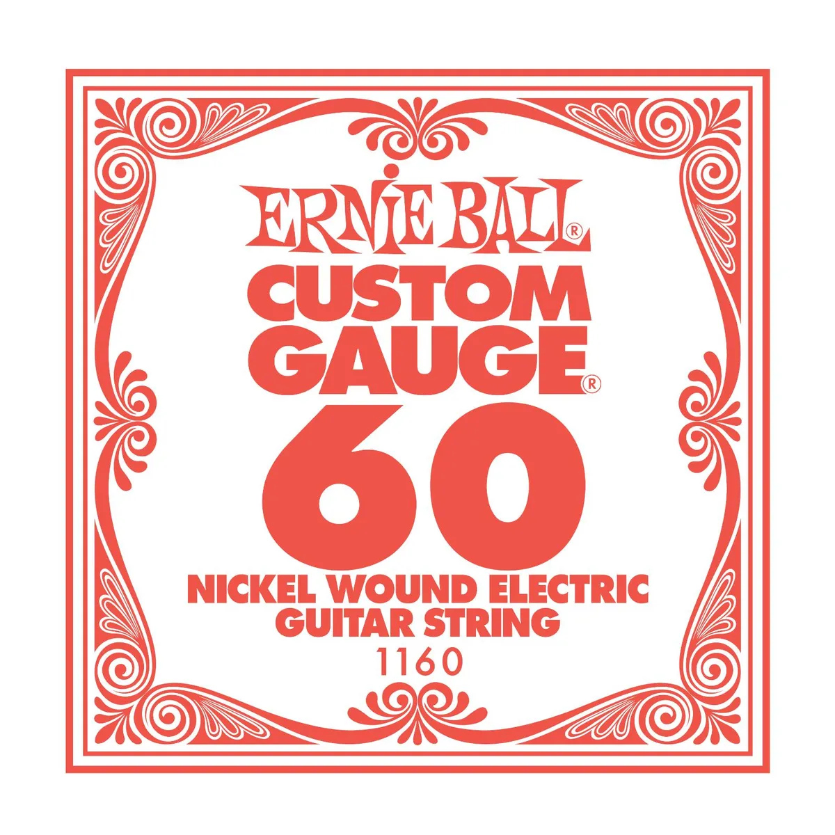 3 X Ernie Ball Nickel Wound Electric Single Guitar String .060 Gauge PO1160 Pack - Image 2