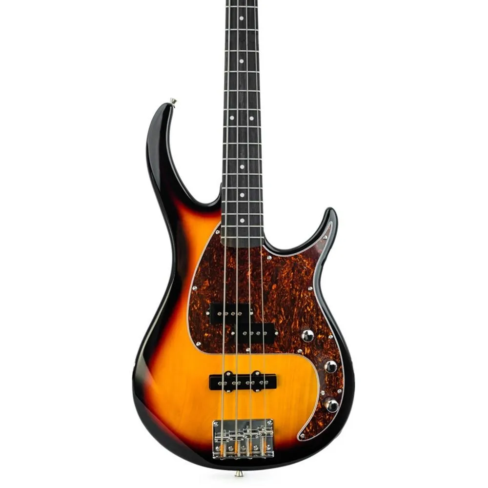 Peavey Milestone Series 4 String Bass Guitar in Vintage Burst - Image 2