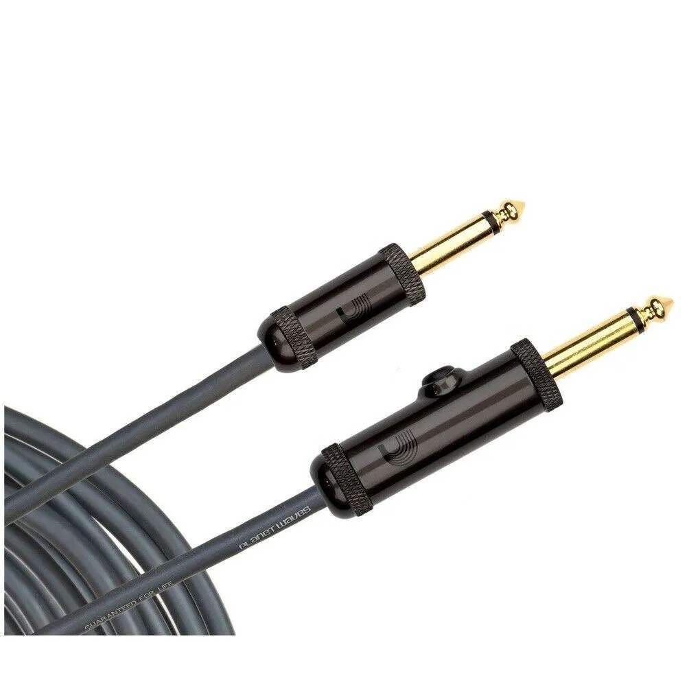 D'addario Planet Waves PW-AG-10 10ft Circuit Breaker Guitar Instrument Cable - Image 2