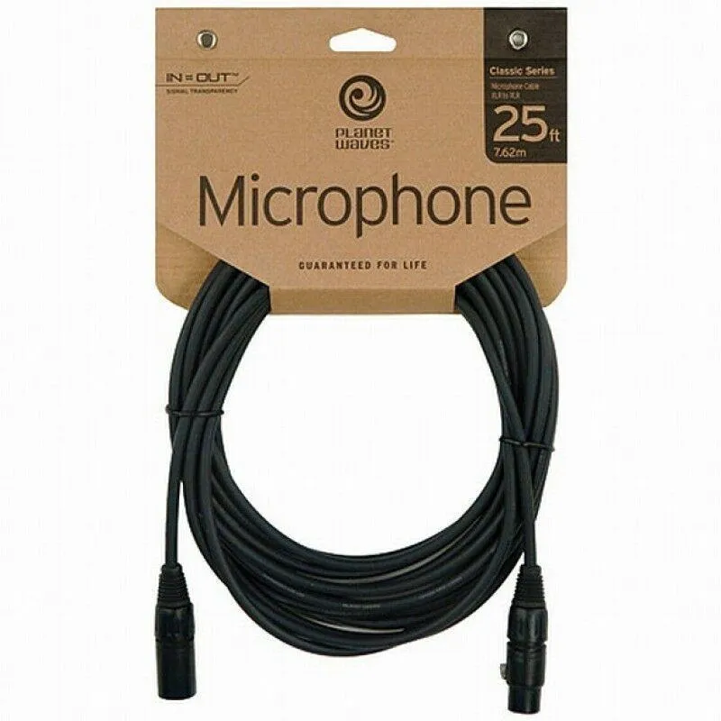 D'addario Planet Waves Classic Series XLR Microphone Cable, 25 feet - 3 Pack - Image 2