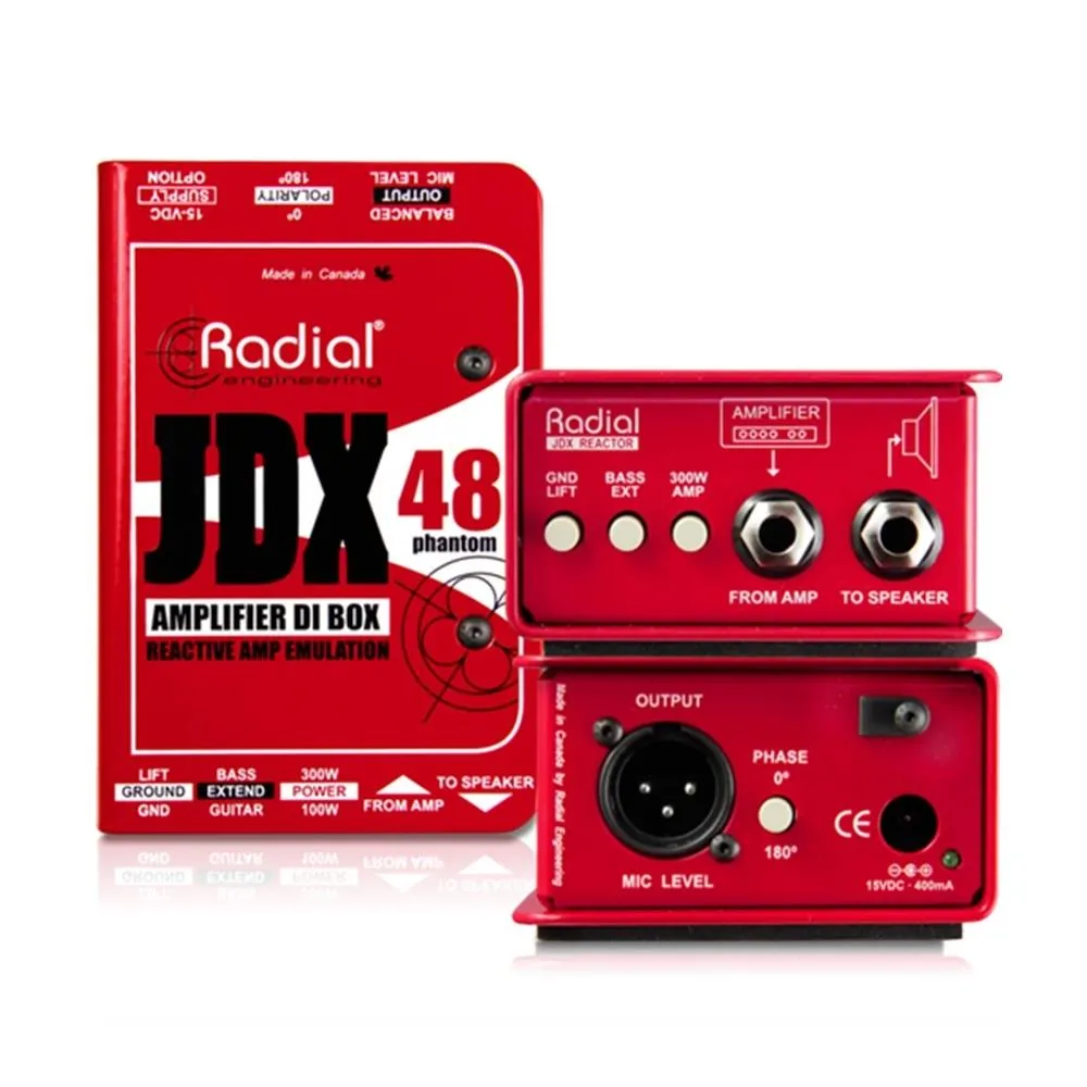 Radial JDX 48 1-channel Active Instrument Guitar Direct Box - Image 2