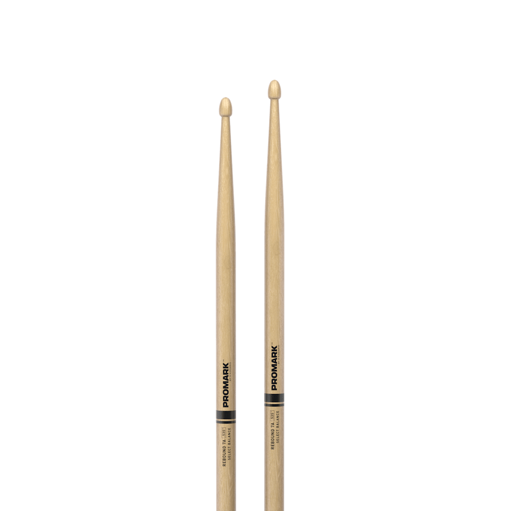 Promark Rebound 7A .535" Hickory Acorn Wood Tip - Image 2