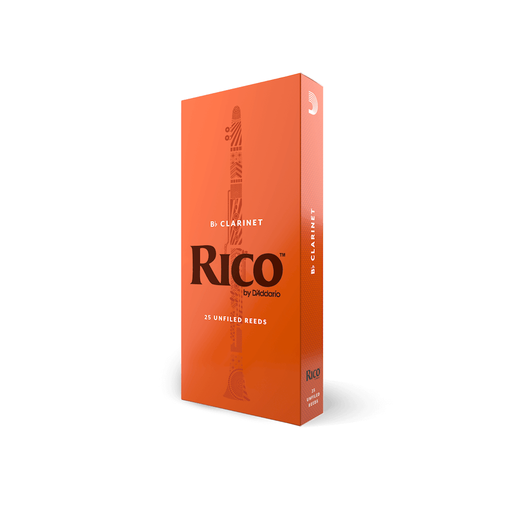 Rico by D'Addario Bb Clarinet Reeds, Strength 2.5, 25-pack - Image 2