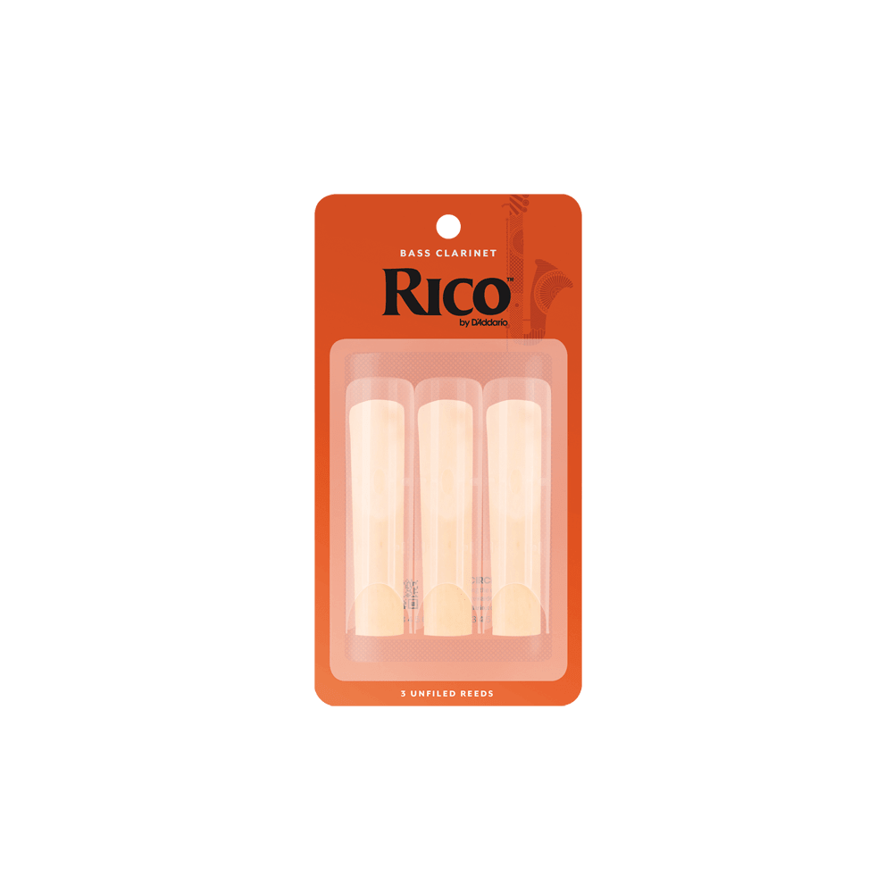 Rico by D'Addario Bass Clarinet Reeds, Strength 1.5, 3 Pack - Image 2