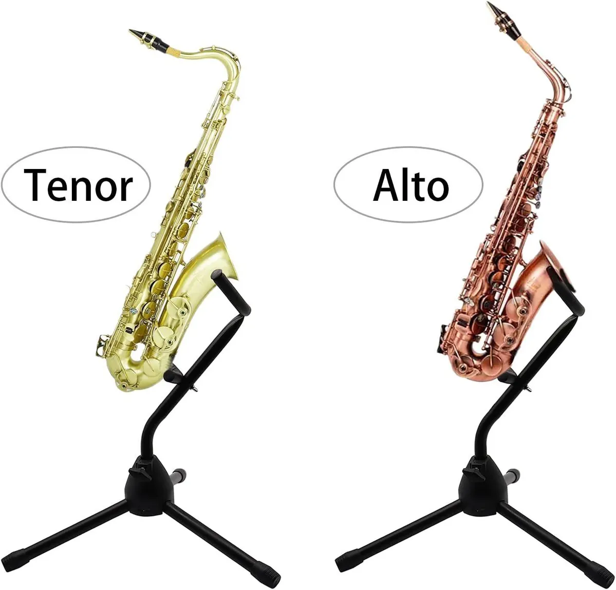 BBT Stands - Standard Saxophone Stand - Adjustable for either Alto or Tenor - Image 2