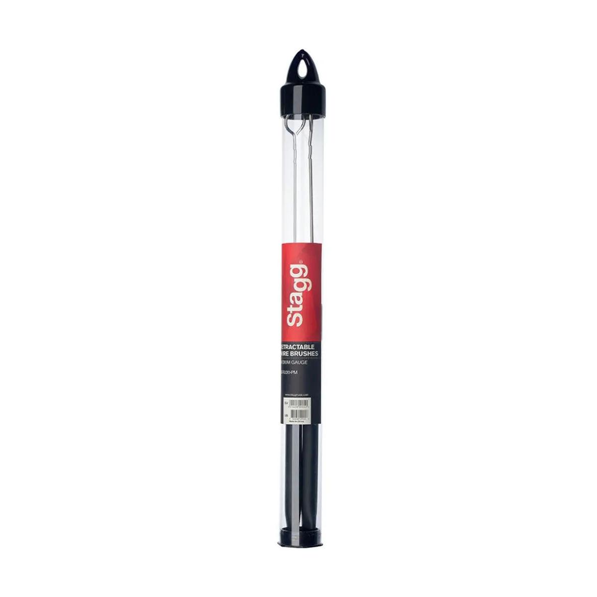 Stagg Retractable Wire Brushes - Medium Gauge - Image 2