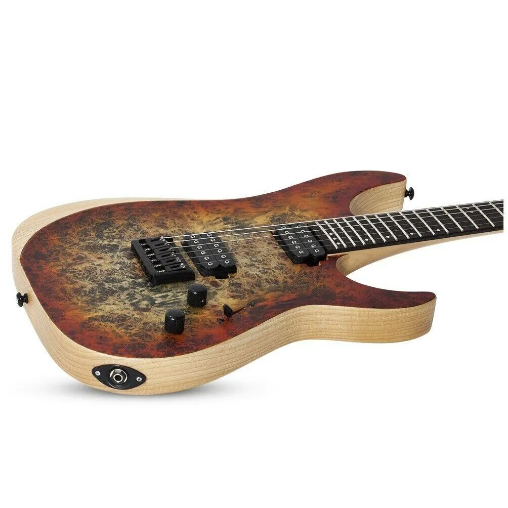 Schecter Reaper-6 - Electric Guitar Satin Inferno Burst Ebony Fingerboard - Image 2