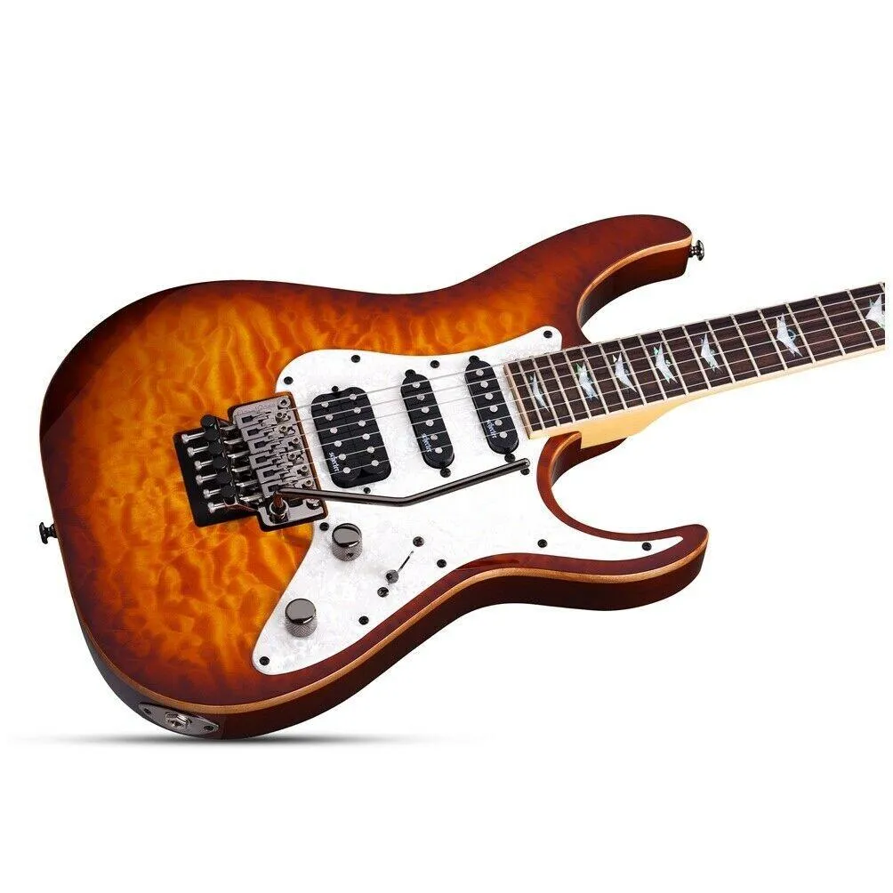 Schecter Banshee- 6 FR Extreme Electric Guitar Vintage Sunburst 40% off RRP - Image 2