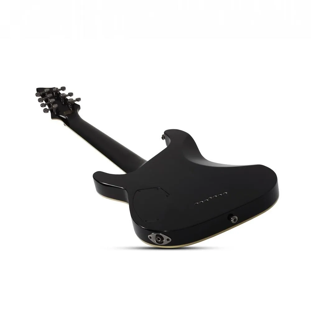 Schecter C-7 Blackjack Electric Guitar - Black Gloss 7-String - Image 2