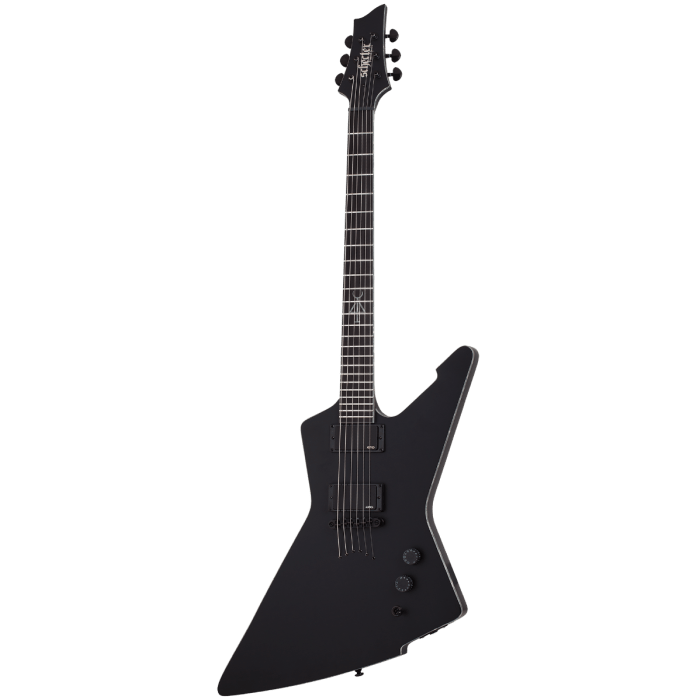 Schecter Sin Quirin E-1 Electric Guitar. Satin Black. - Image 2