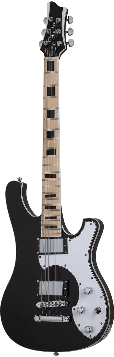 Schecter Stargazer 6 Electric Guitar in Gloss Black - Image 2