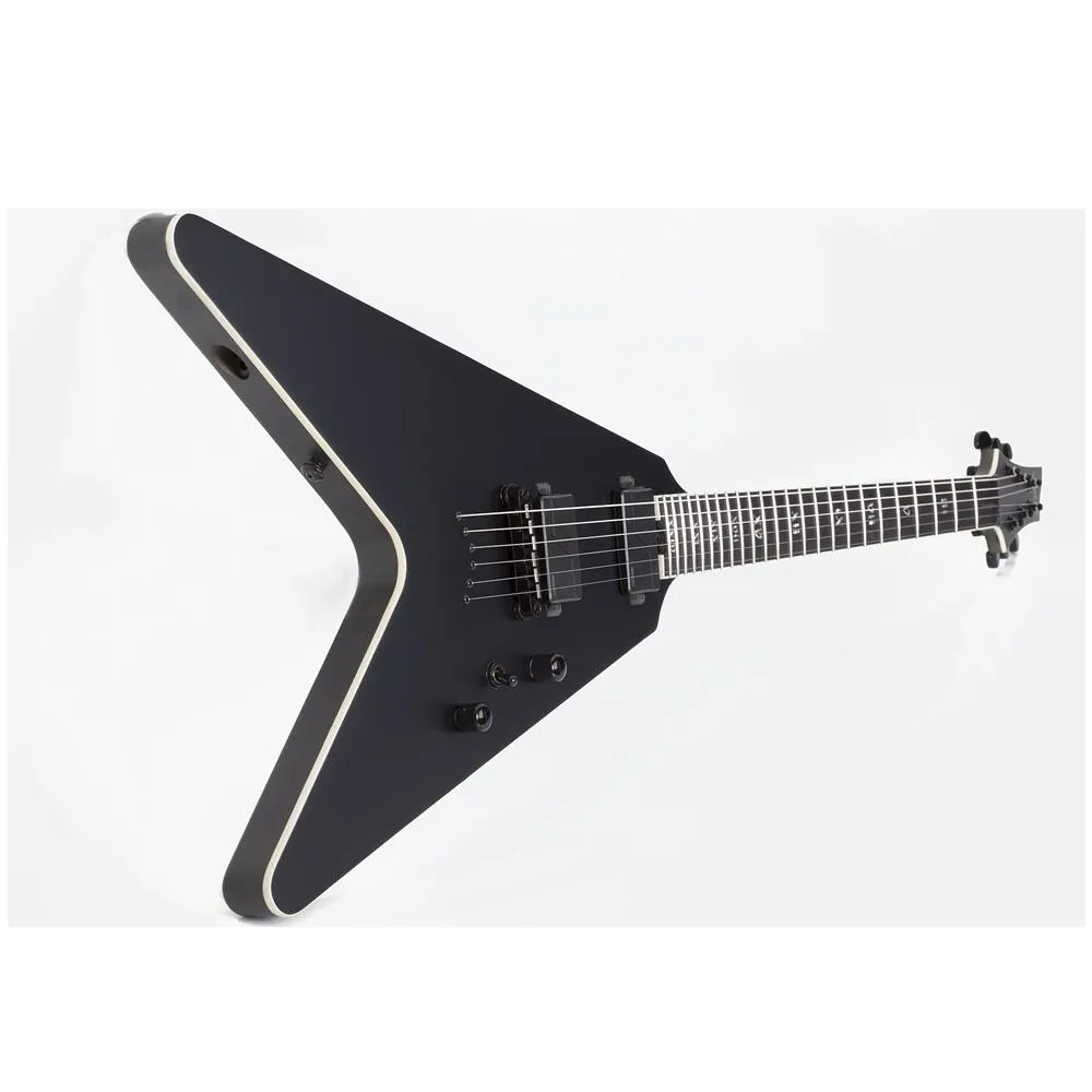 Schecter V-1 SLS Elite "EVIL TWIN" SBK electric Guitar - Image 2