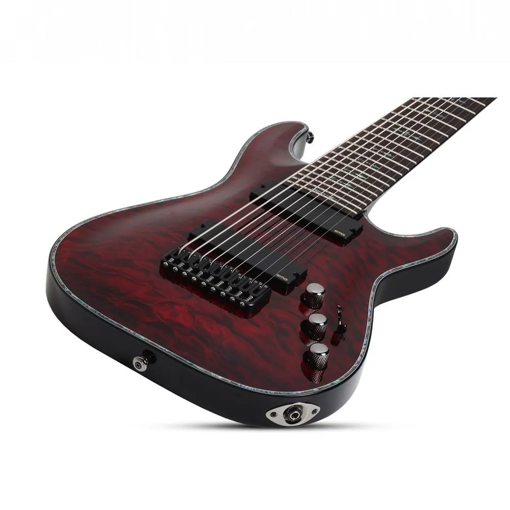 Schecter Hellraiser C-9 9-String Electric Guitar - Black Cherry - Image 2