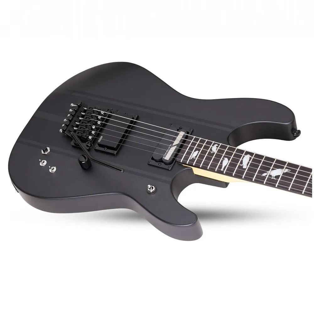 Schecter Signature DJ Ashba Electric Guitar, Carbon Grey - Image 2