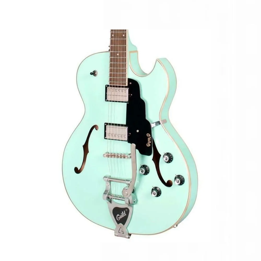 Guild Starfire I SC Semi-Hollow Electric Guitar- Seafoam Green W/Vibrato - Image 2