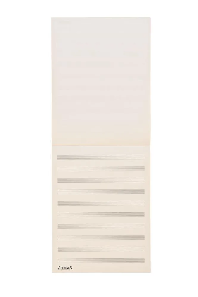 Archives Manuscript Score Pads, 10 Stave, 50 Sheets - Image 2