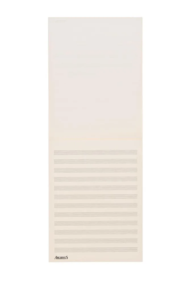 Archives Manuscript Score Pads, 12 Stave, 50 Sheets - Image 2