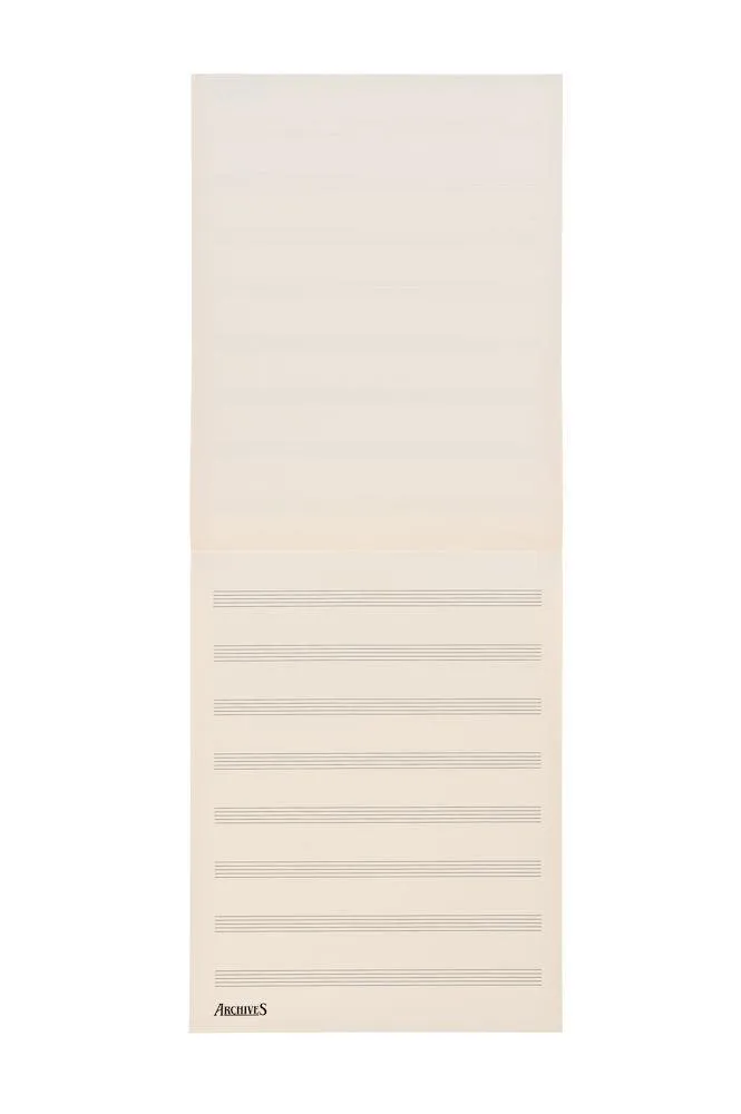 Archives Manuscript Score Pads, 8 Stave, 50 Sheets - Image 2