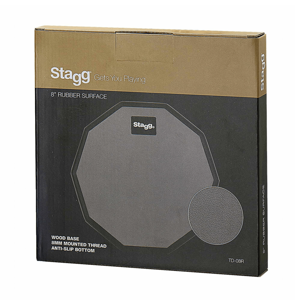 Stagg TD-08R 8in Drum Practice Pad - Image 2