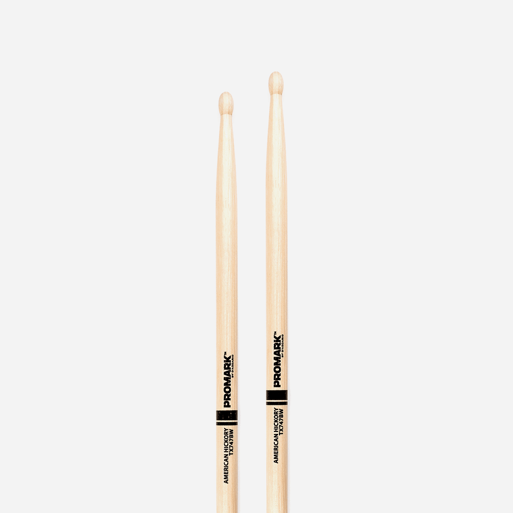 Promark Hickory 747B "Super Rock" Wood Tip drumstick - Image 2