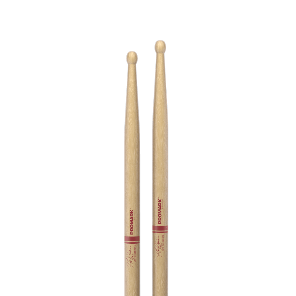 Promark Hickory DC8 Jeff Ausdemore Wood Tip drumstickS - Pair - Image 2