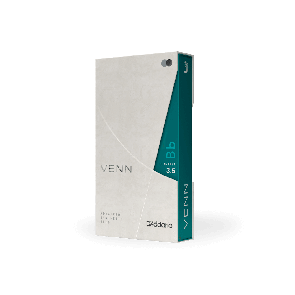 D'Addario VENN Bb Clarinet Reed, Strength 3.5 - Image 2