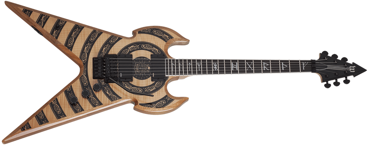 Wylde Audio Warhammer Norse Dragon Bullseye Floyd Rose Electric Guitar - Image 2