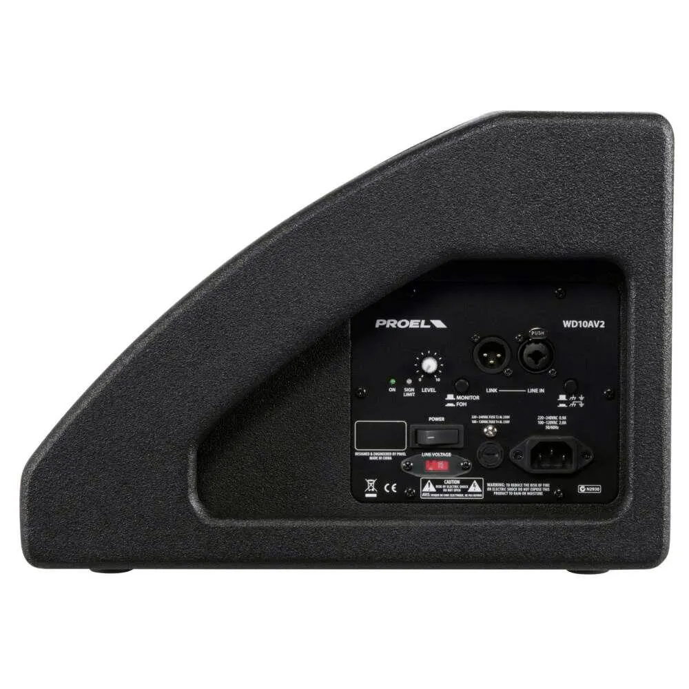 Proel WD10A v2 Active 10″ Stage Monitor 500W - Image 2
