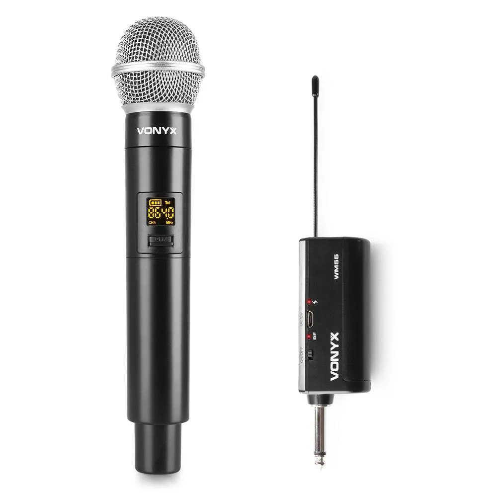 Vonyx WM55 Plug-In Wireless Microphone - Image 2